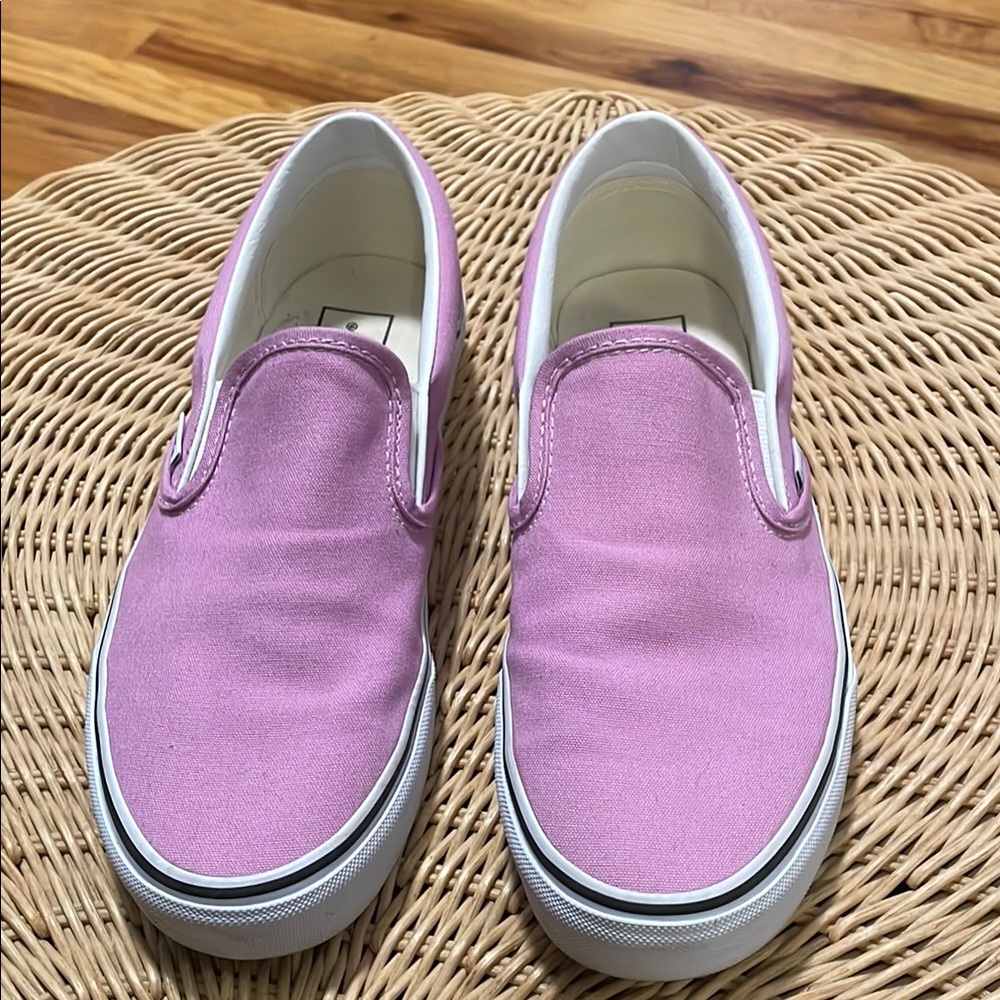 Vans Pink Slip-On Sneakers